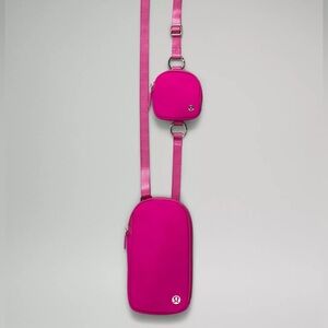 Pink Lululemon Modular Phone Crossbody Bag